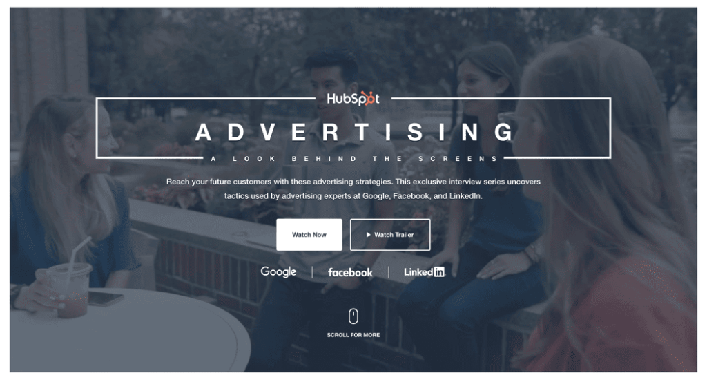 Hubspot webinar landing page