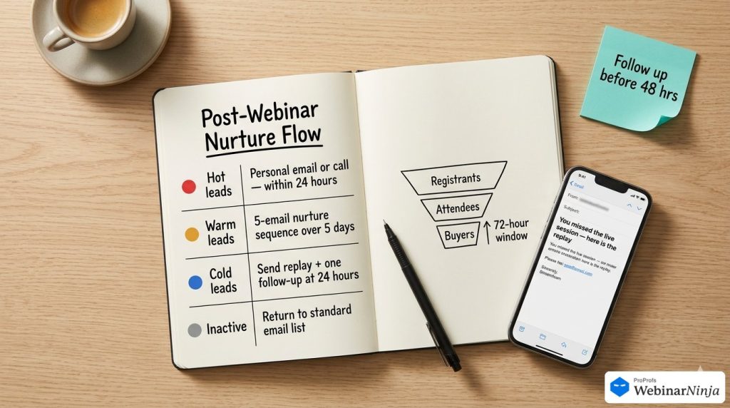 webinar leads nurture - webinar best practices - WebinarNinja