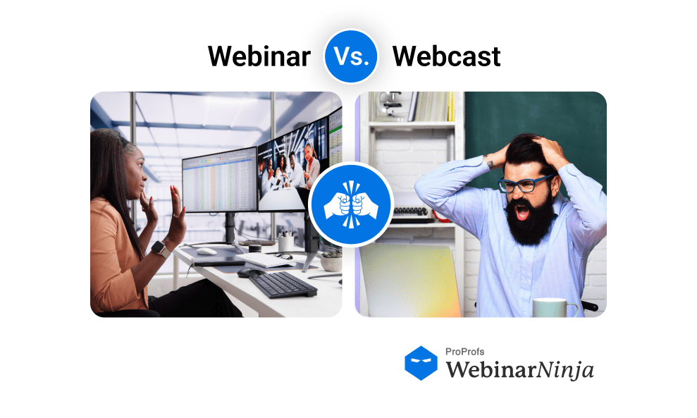 Webinar vs. Webcast