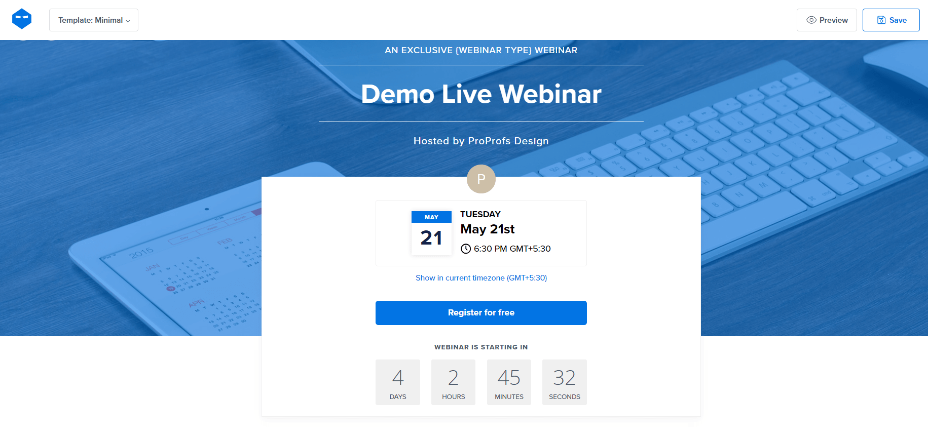 Determine Webinar Date & Time