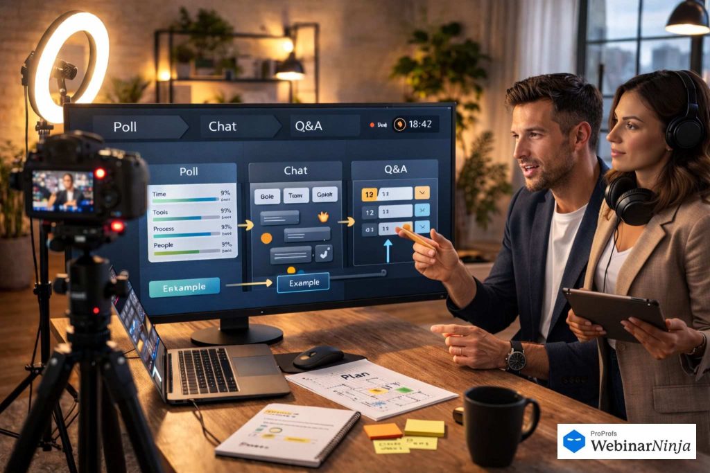 Webinar product demo - Webinar Engagement