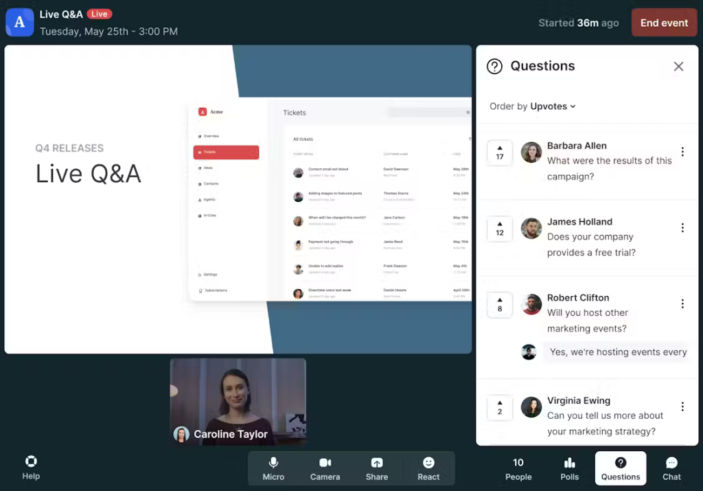 Livestorm - live webinar software - webinarninja