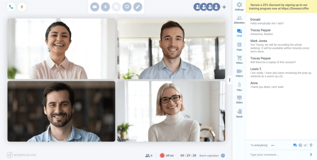 WebinarJam - simulated live webinar - webinarninja