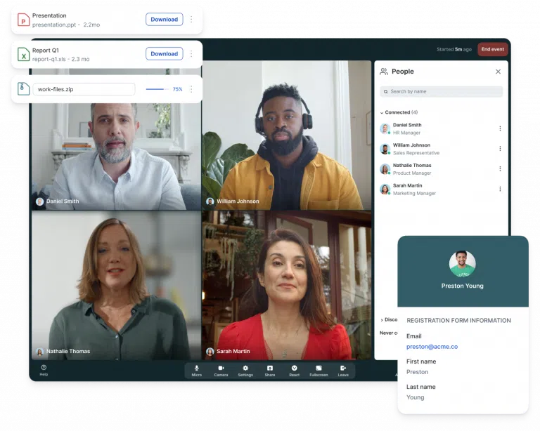 Livestorm - Competitor - Interactive Webinar platforms  - WebinarNinja