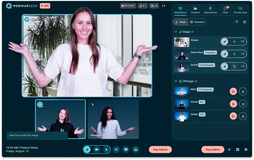 WebinarGeek - Webinar tool