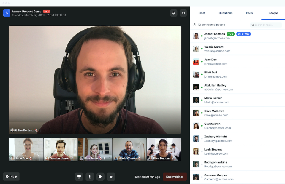 livestorm - goldcast alternatives - webinarninja