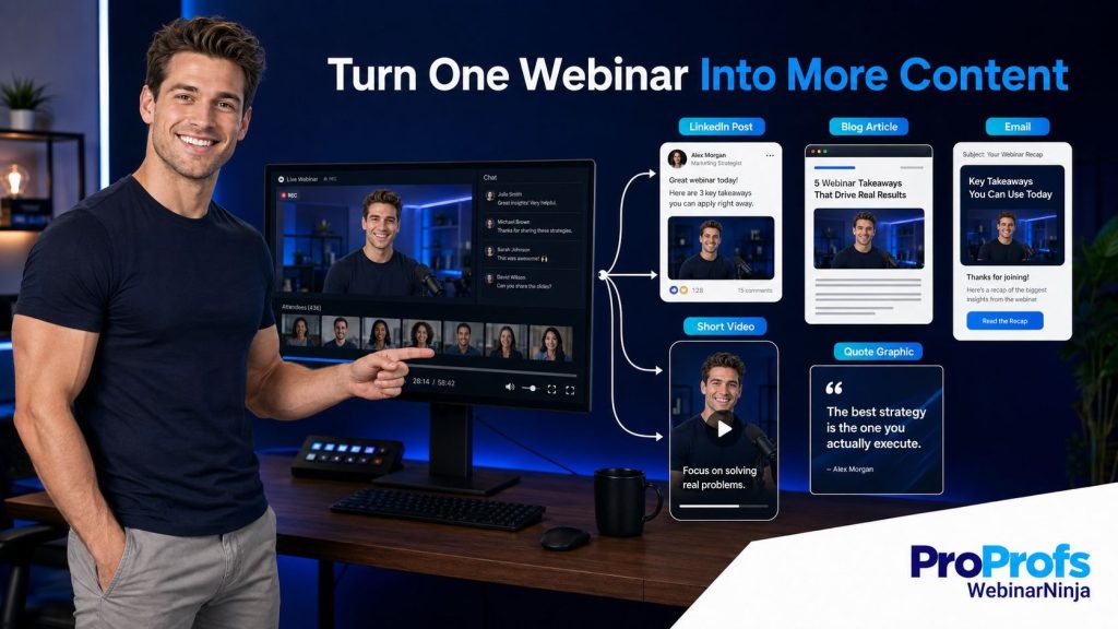 repurpose your webinar content - WebinarNinja