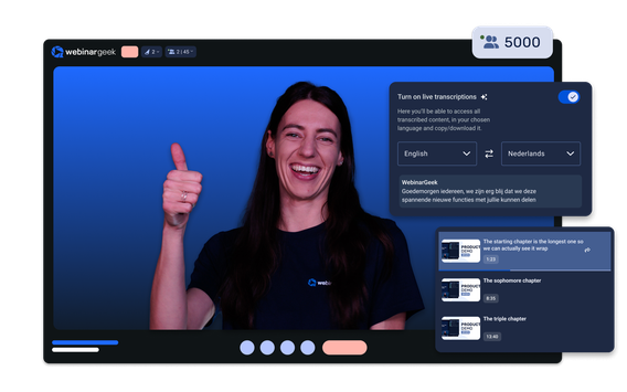 WebinarGeek - AI Webinar Software - WebinarNinja