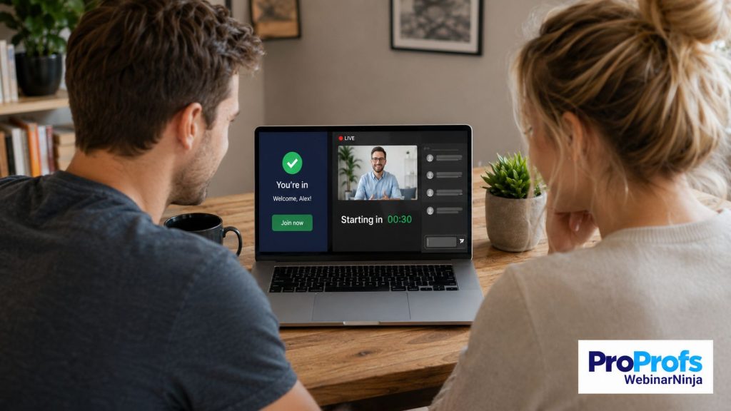 just-in-time webinar - WebinarNinja