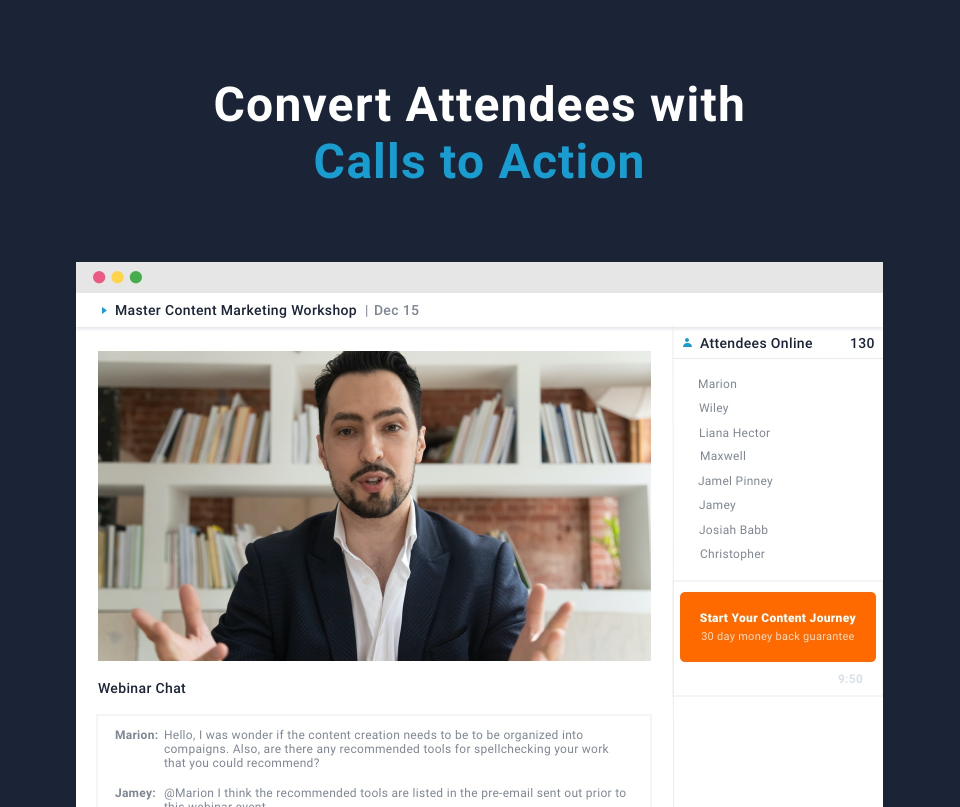 StealthSeminar - GetResponse Webinar Alternatives - WebinarNinja