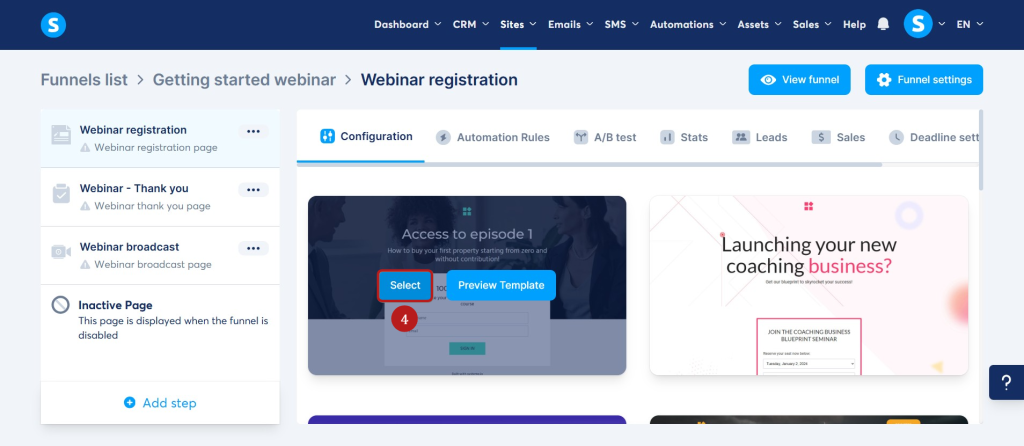 System.io - GetResponse Webinar Alternatives - WebinarNinja