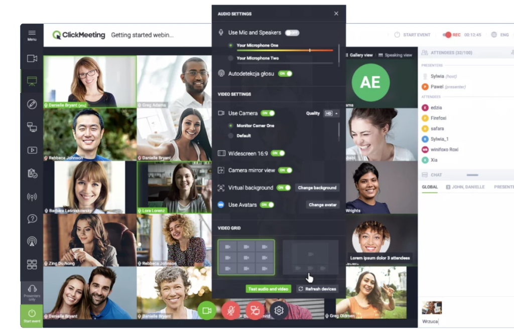 ClickMeeting - GetResponse Webinar Alternatives - WebinarNinja