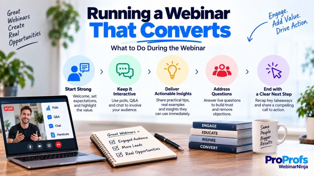 B2B Webinar Strategy to run a webinar