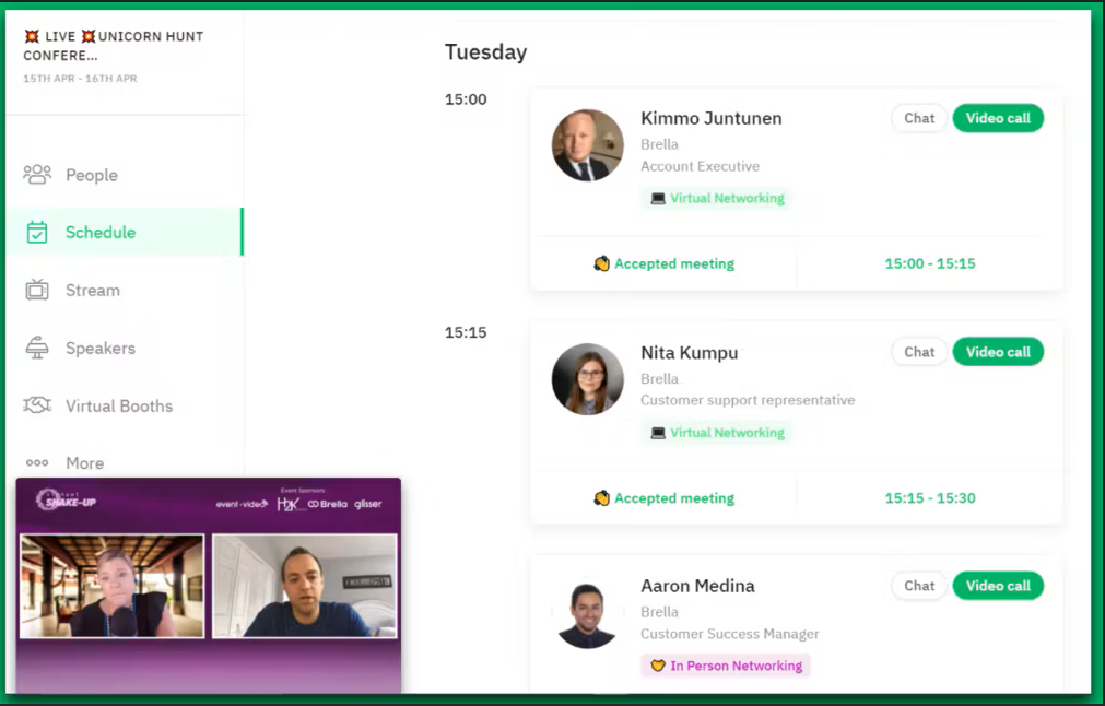 Brella- airmeet alternatives - ProProfs WebinarNinja
