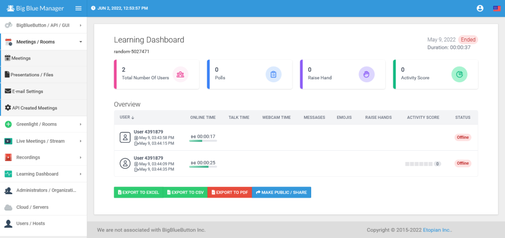 BigBlue button- google meet alternatives - ProProfs WebinarNinja