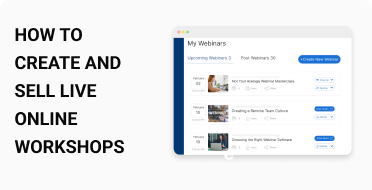 How to Create & Sell Live Online Workshops