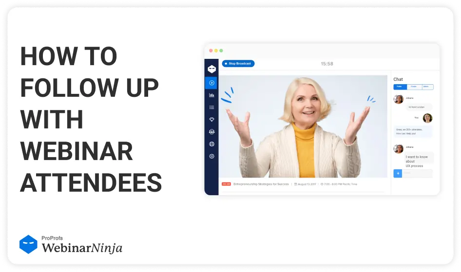 How to Follow Up With Webinar Attendees