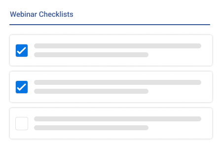 The No More Panic Webinar Checklist