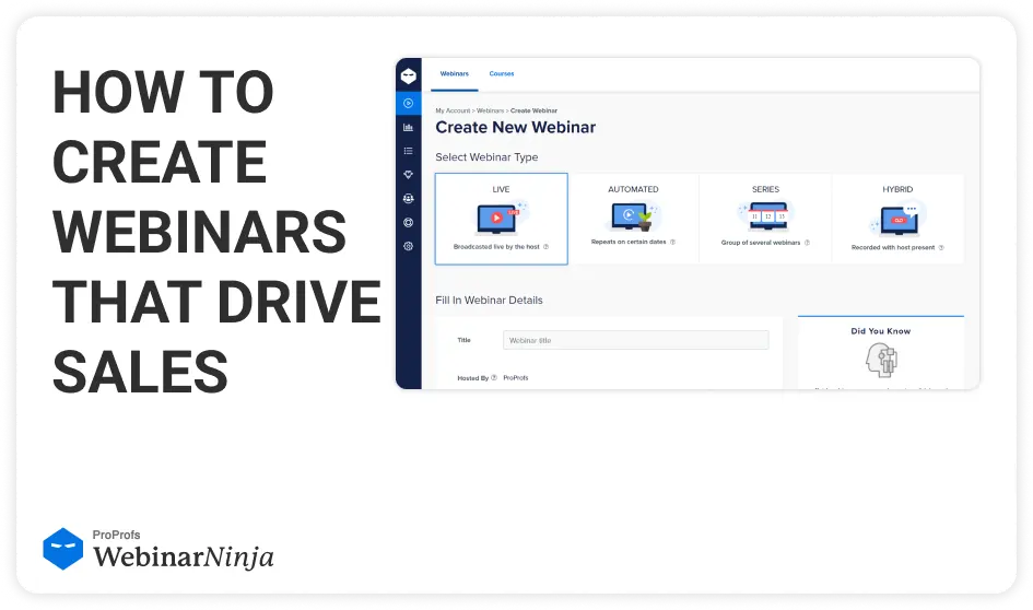 How to Create Webinars That Drive Sales